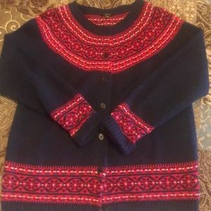 Talbots Fair Isle Cardigan